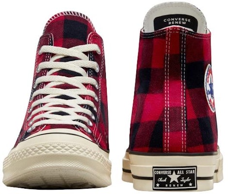 Beyond Retro x Converse Chuck 70 High 'Upcycled Flannel' Lelangan Semula A05312C Shop Beyond Retro x Converse Chuck 70 High 'Upcycled Flannel' Lelangan Semula A05312C