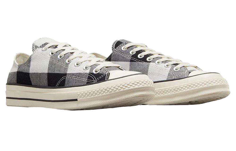 Lookbook Beyond Retro x Converse Chuck 70 Low 'Upcycled Flannel' Retro Fesyen Kasual. A05313C