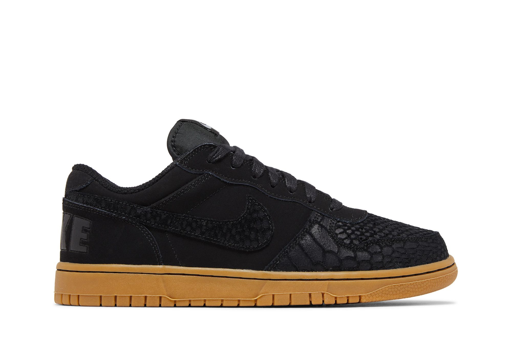 Big Nike Low Lux 'Black Snakeskin Gum' 854166-002