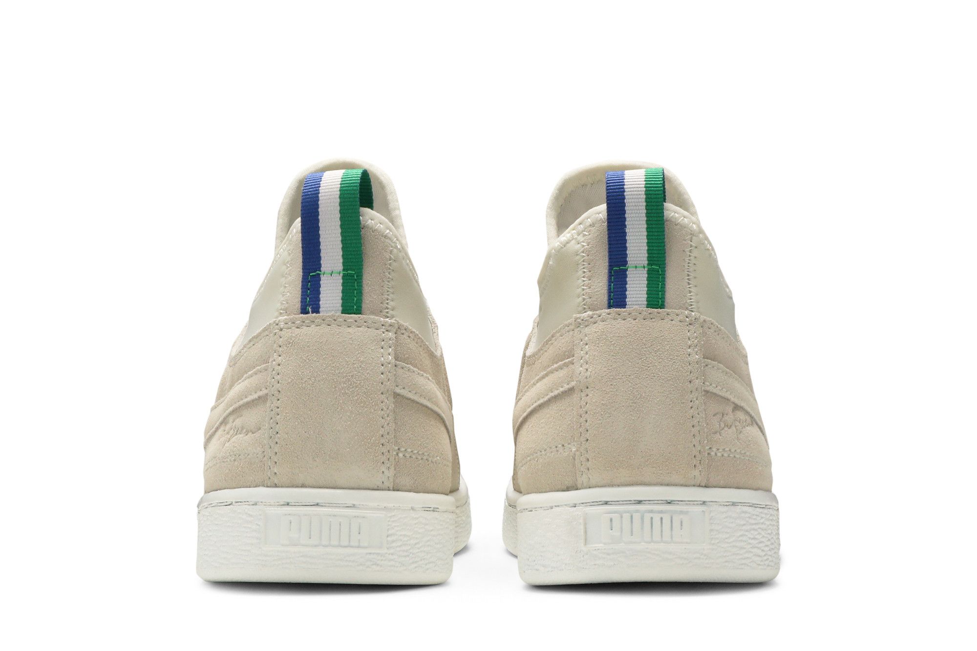 Details for Big Sean x Puma Classic Suede Mid ''Whisper White'' Sneakers 366300-01