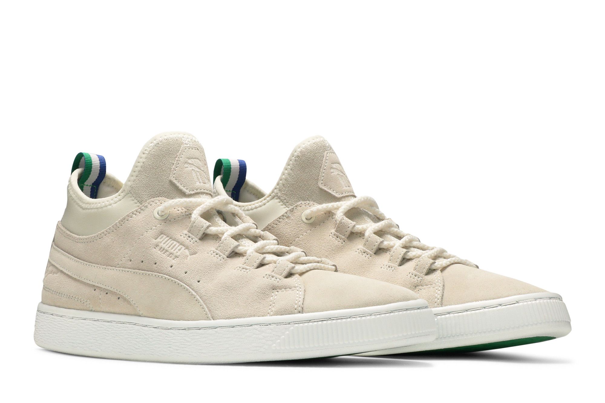 Cheap Big Sean x Puma Classic Suede Mid ''Whisper White'' Sneakers 366300-01