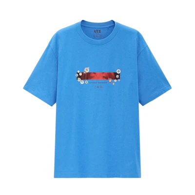 Billie Eilish Eyes T-Shirt (US Mens Size) Blue