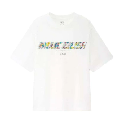 Billie Eilish Flower Logo Tee (US Womens Size) White