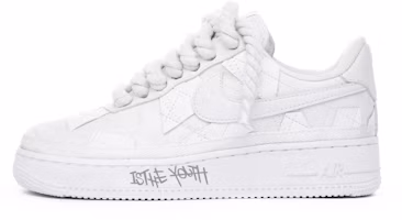 Billie Eilish x Nike Air Force 1 Low White Rope Laces Retro Sneakers. DZ3674-100 (Team 14 - New Youth White Hemp Rope) Billie Eilish x Nike Air Force 1 Low White Rope Laces Retro Sneakers. DZ3674-100 (Team 14 - New Youth White Hemp Rope)