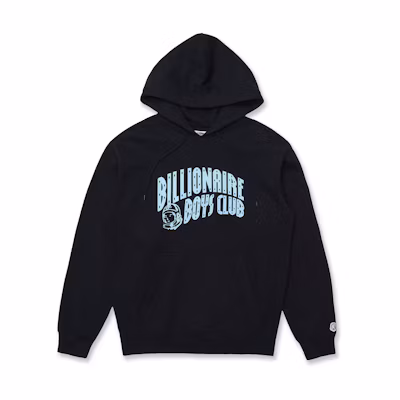 Billionaire Boys Club BBC ICECREAM Big Logo Hoodie Black Unisex Casual Pullover BHO21HD0050BK
