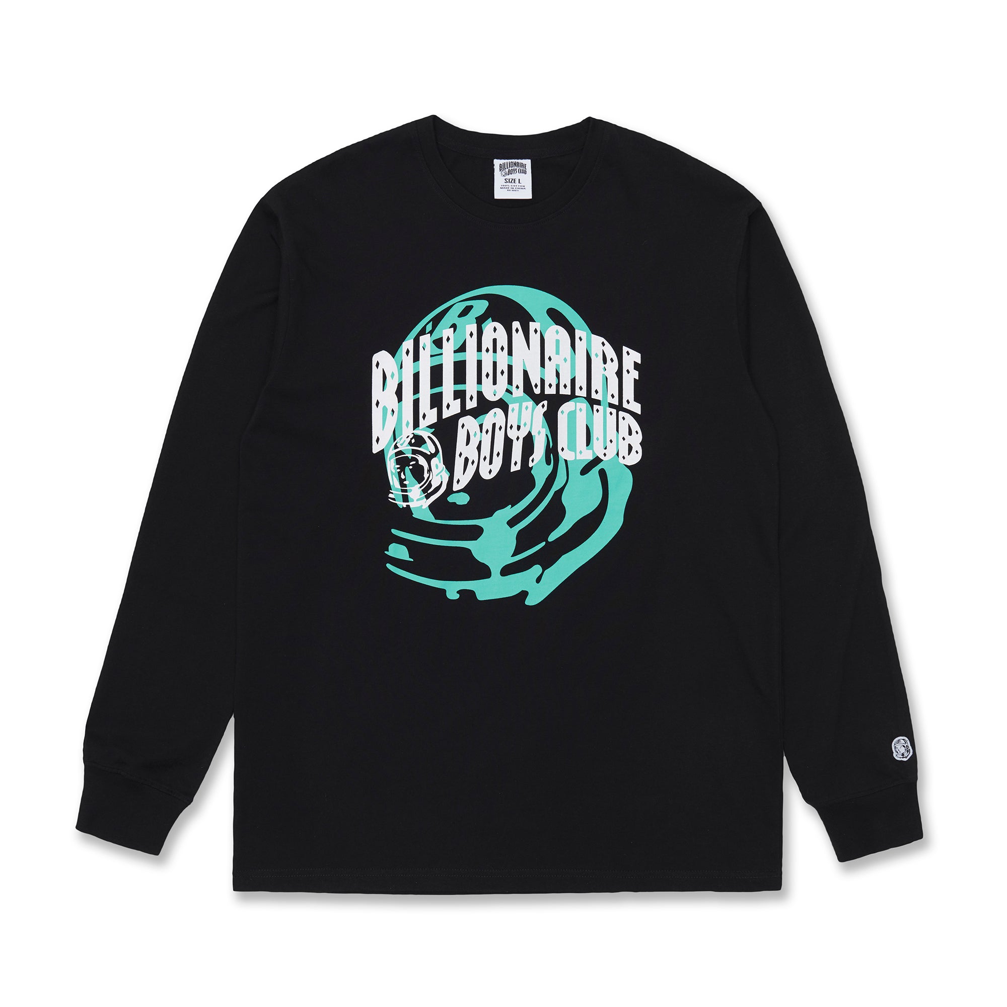 Billionaire Boys Club BBC ICECREAM Hidden Astro Graphic Print Classic Sweatshirt - Unisex Streetwear BHO21LS0030BK