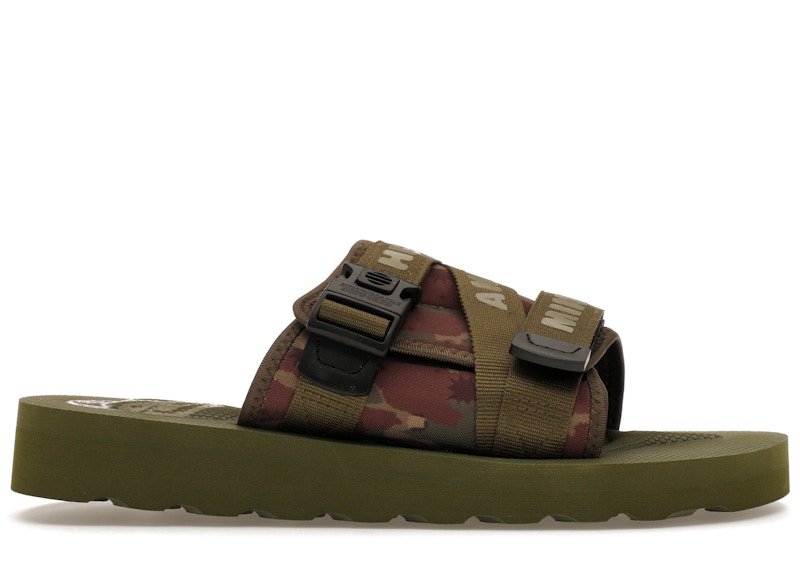 Billionaire Boys Club Eva Walker Slides 'Olive Branch Camo' 821-3811OLV