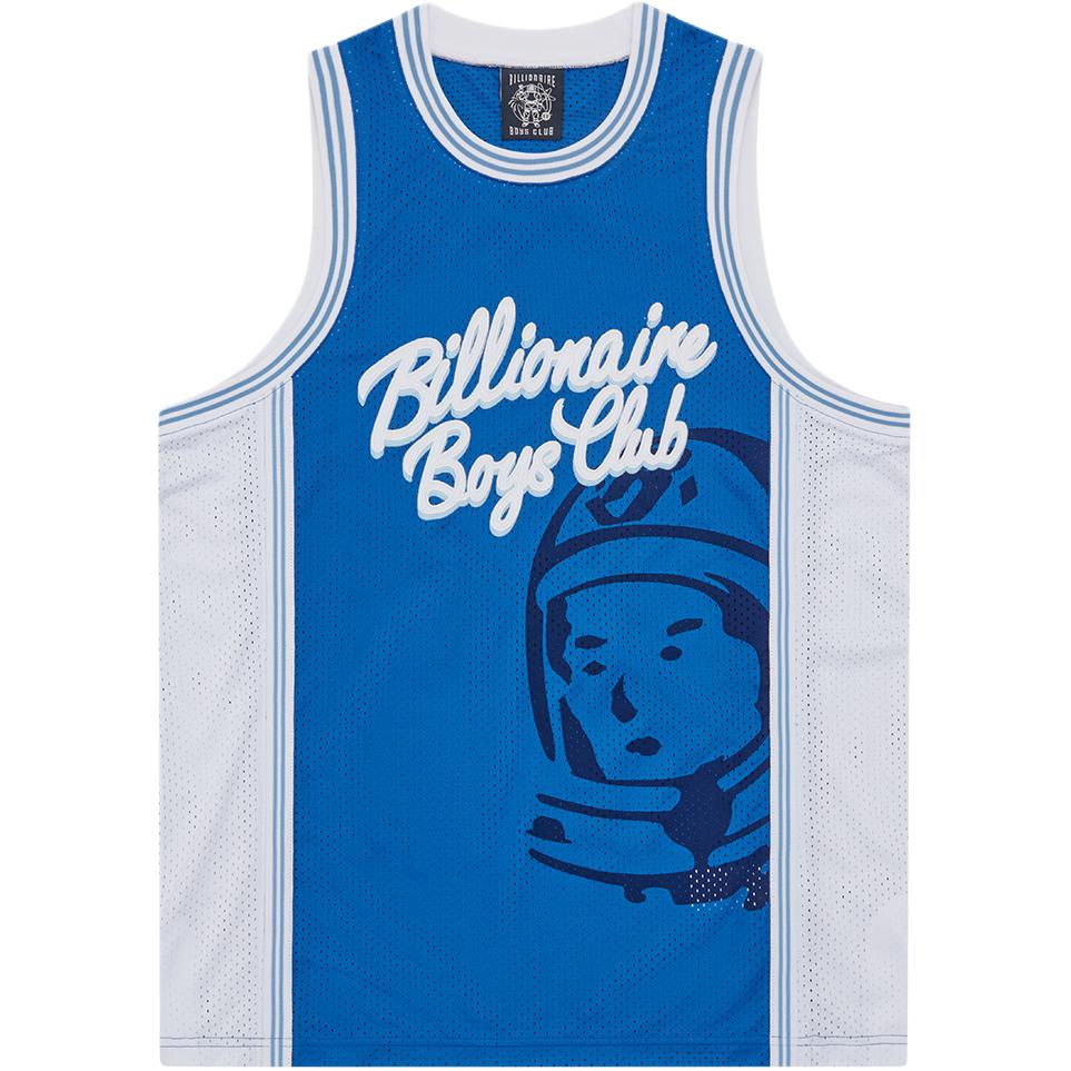 Billionaire Boys Club FW25 Cartoon Logo Sleeveless Crewneck Basketball Jersey Unisex B25264-BLUE