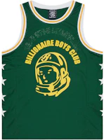 Billionaire Boys Club FW25 Star Embroidery Helmet Logo Sleeveless Basketball Tank-Unisex B25371-GREEN Billionaire Boys Club FW25 Star Embroidery Helmet Logo Sleeveless Basketball Tank-Unisex B25371-GREEN