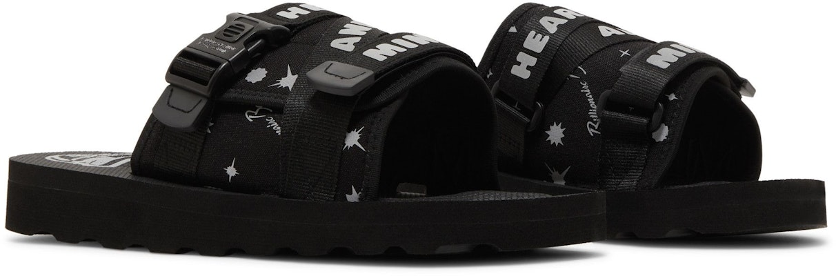Billionaire Boys Club Spacewalker Slide 'Heart and Mind - Hitam' 821-3810-BLK Cheap Billionaire Boys Club Spacewalker Slide 'Heart and Mind - Hitam' 821-3810-BLK