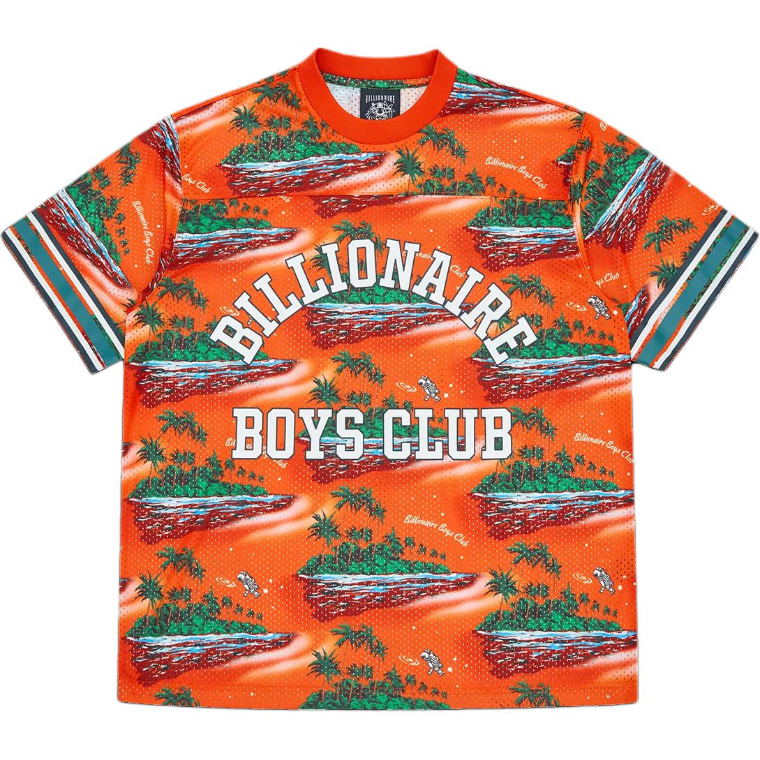 Billionaire Boys Club SS25 Tropical Island Print Mesh Jersey Unisex Multi-Color B24466-MULTI