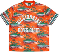 Billionaire Boys Club SS25 Tropical Island Print Mesh Jersey Unisex Multi-Color B24466-MULTI Billionaire Boys Club SS25 Tropical Island Print Mesh Jersey Unisex Multi-Color B24466-MULTI