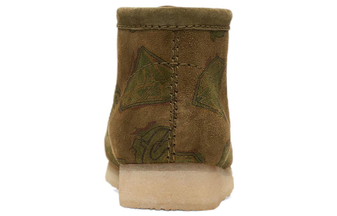 Lookbook 億萬富翁男孩俱樂部 x Clarks Wallabee 靴 '深綠色' 261-69839