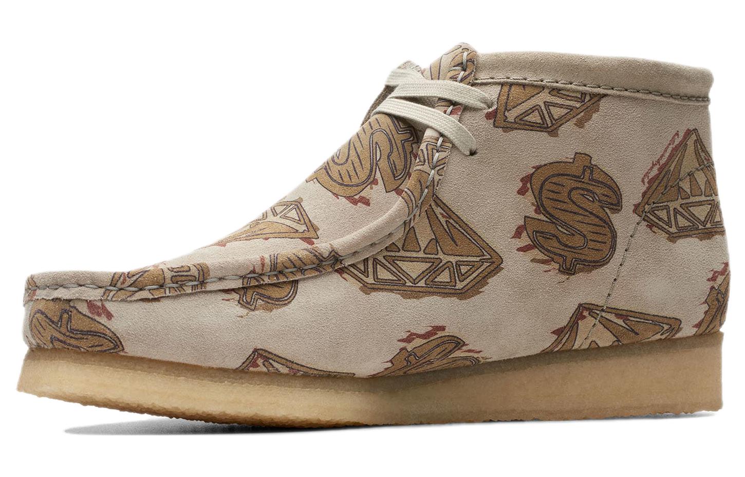 Order ビリオネアボーイズクラブ×クラークス ワラビー オフホワイト 261-69838