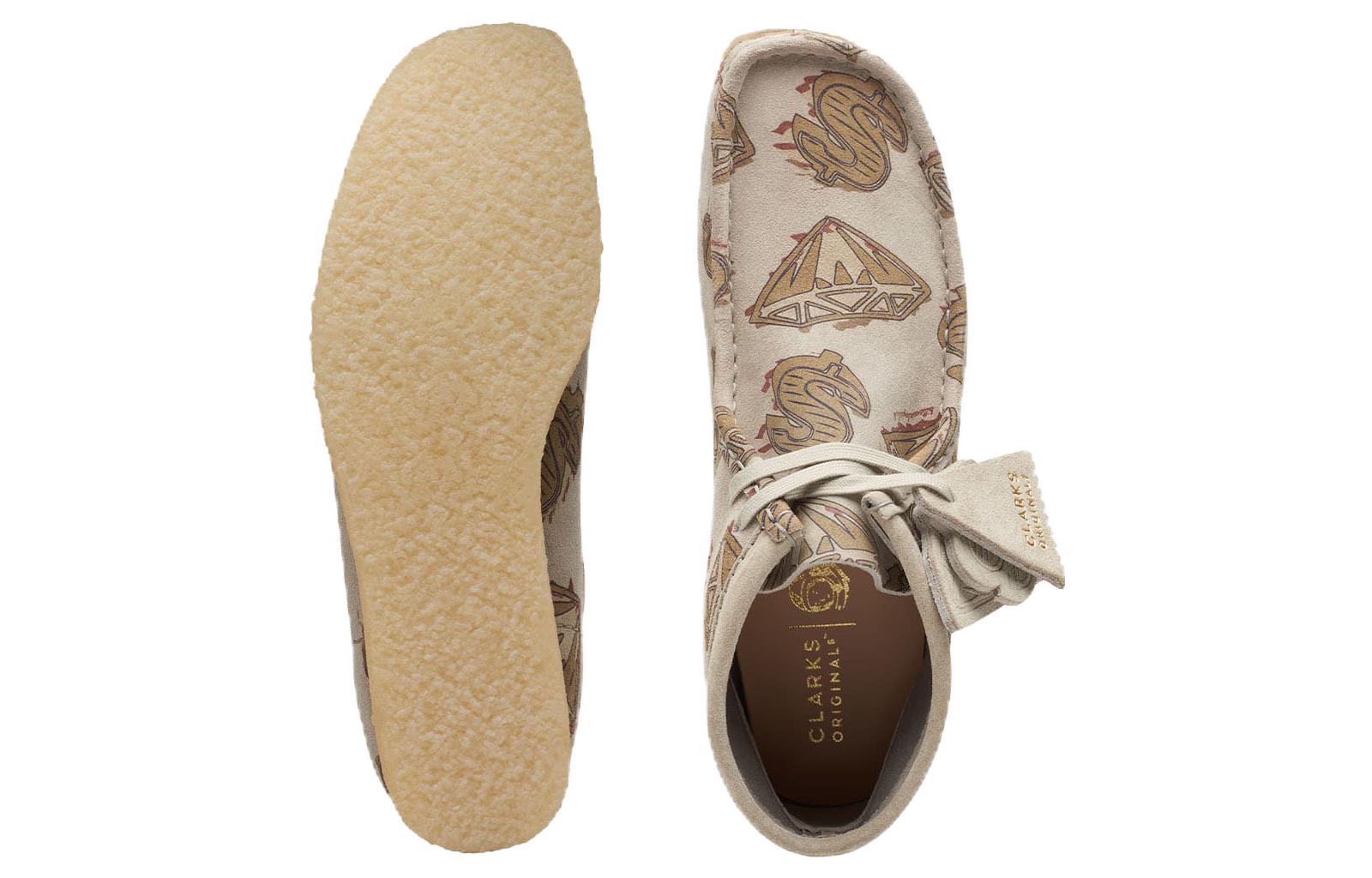 Shop ビリオネアボーイズクラブ×クラークス ワラビー オフホワイト 261-69838