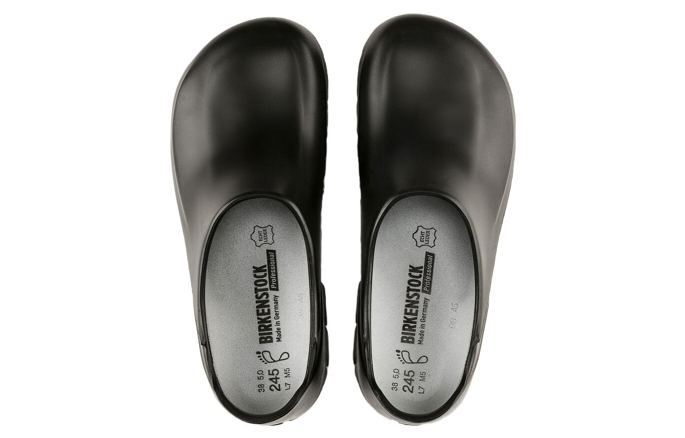 Shop Birkenstock 舒適圓頭 百搭 一腳蹬 低筒 生活休閒鞋 男女通款 黑色