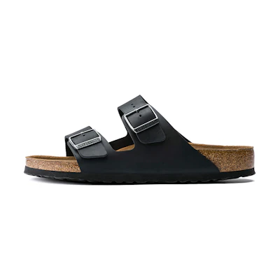 Birkenstock Arizona Oiled Nubuck Leather Sandals 'Black'