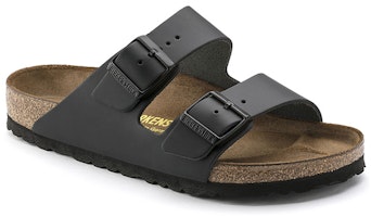 Birkenstock Arizona系列 頭層牛皮舒適時尚軟木拖鞋 男女同款 黑色 Lookbook Birkenstock Arizona系列 頭層牛皮舒適時尚軟木拖鞋 男女同款 黑色