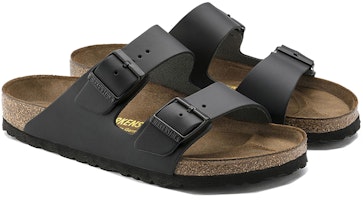 Birkenstock Arizona系列 頭層牛皮舒適時尚軟木拖鞋 男女同款 黑色 Shop Birkenstock Arizona系列 頭層牛皮舒適時尚軟木拖鞋 男女同款 黑色