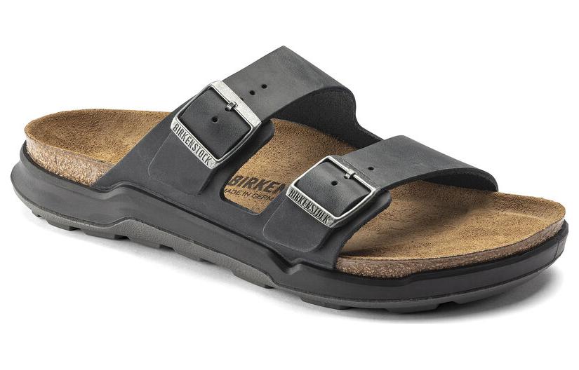 Birkenstock Arizona Crosstown Oiled Leather 'Black' 圖 2