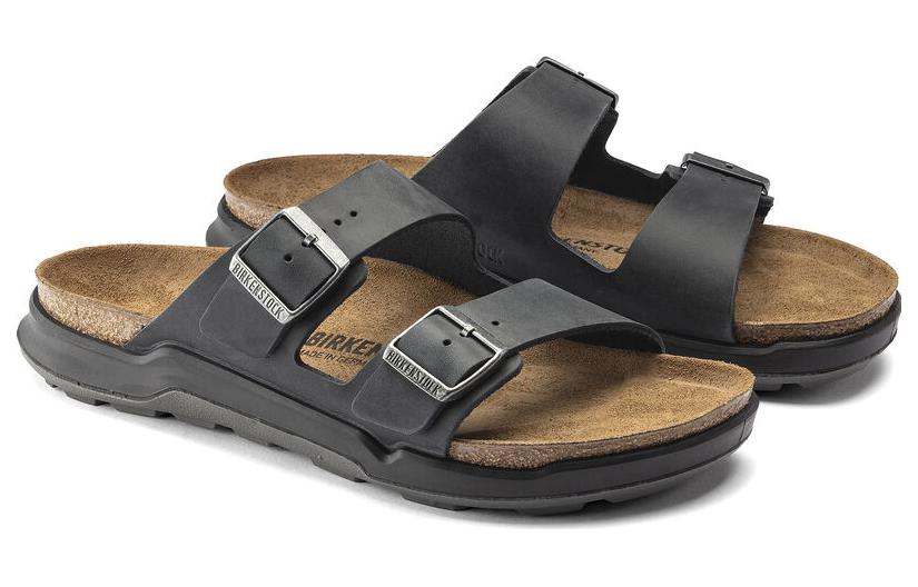 Birkenstock Arizona Crosstown Oiled Leather 'Black' 圖 3