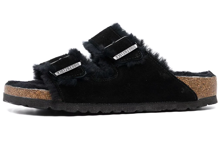 Birkenstock Arizona 'Black Suede Soft Footbed' 752663ARIZONA
