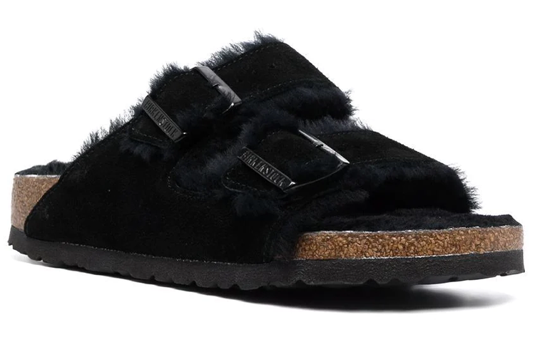 Birkenstock Arizona 'Black Suede Soft Footbed' 圖 2