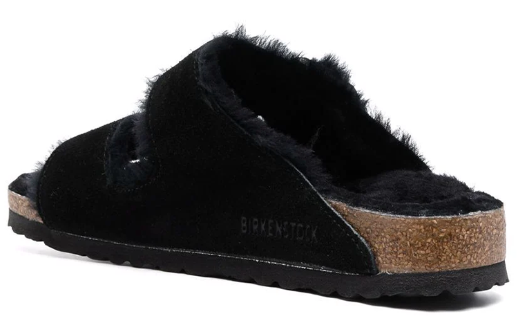 Birkenstock Arizona 'Black Suede Soft Footbed' 圖 3