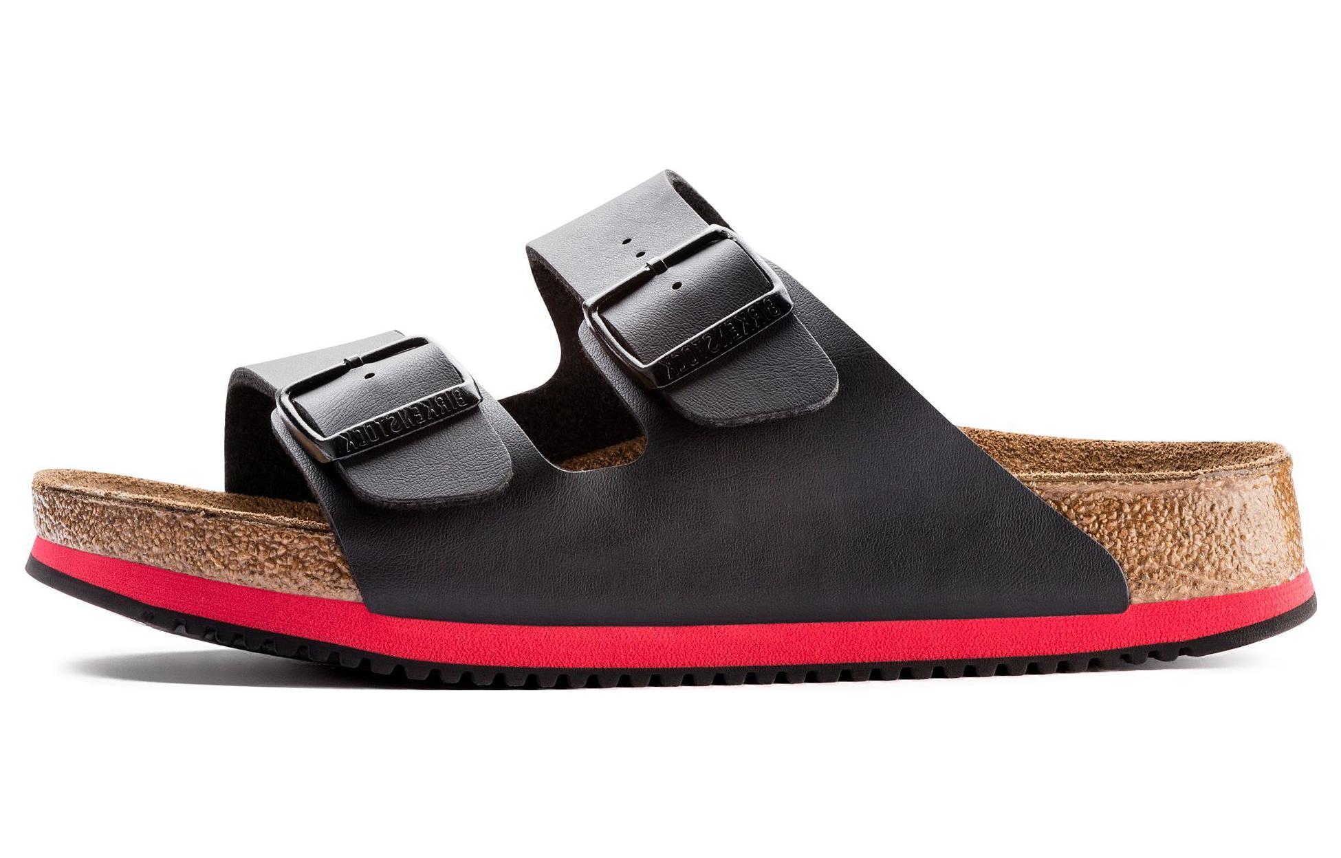 Birkenstock Arizona 'Black Synthetic Leather'