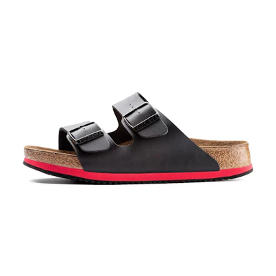 Birkenstock Arizona 'Black Synthetic Leather'