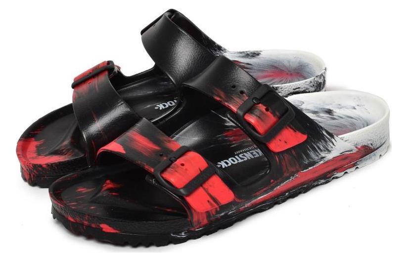 Birkenstock Arizona 'Black White Red' 圖 5