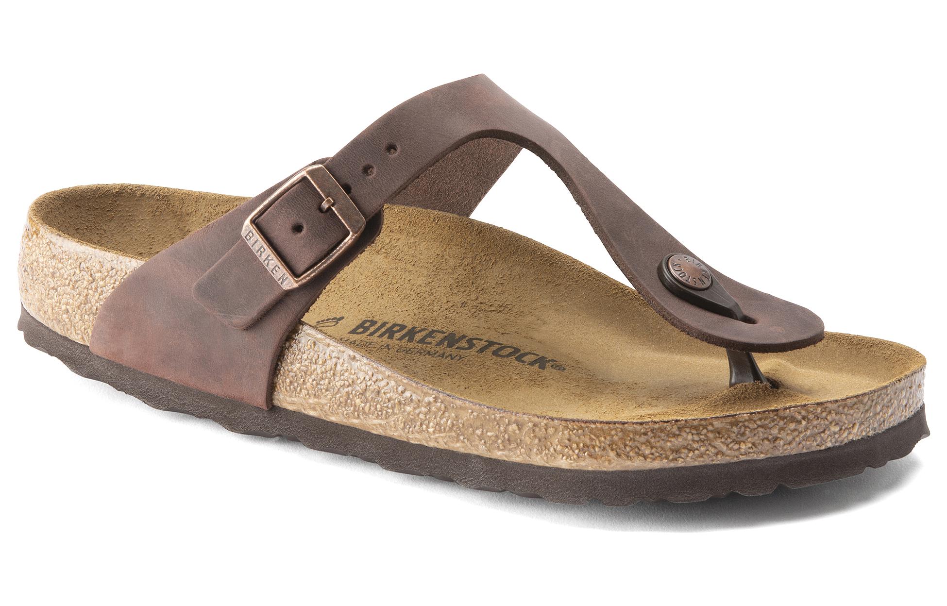 Birkenstock Gizeh Oiled Leather Habana 'Brown' 圖 2