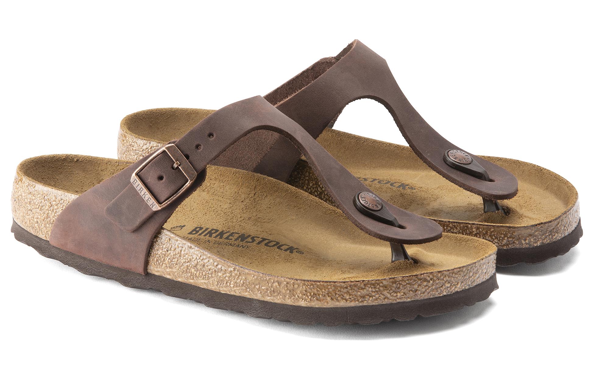 Birkenstock Gizeh Oiled Leather Habana 'Brown' 圖 3