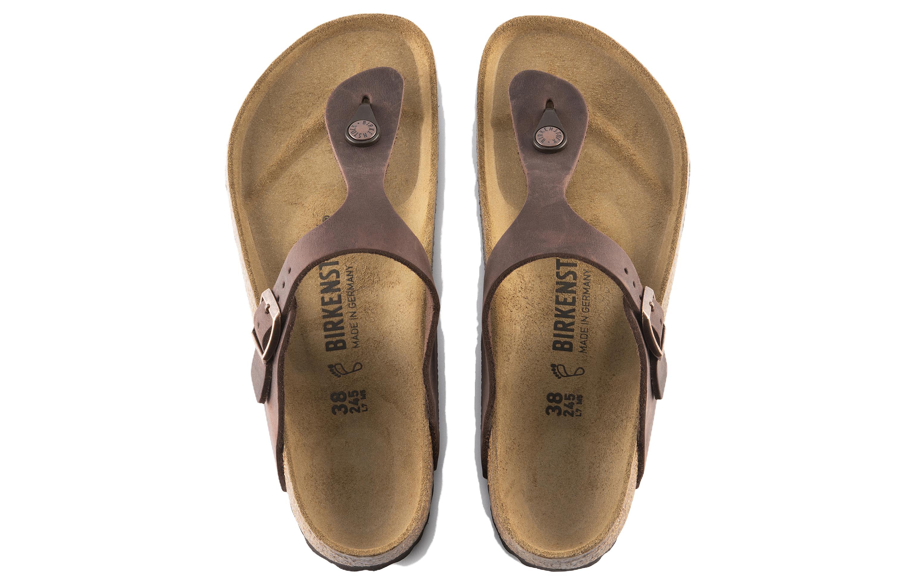 Birkenstock Gizeh Oiled Leather Habana 'Brown' 圖 4