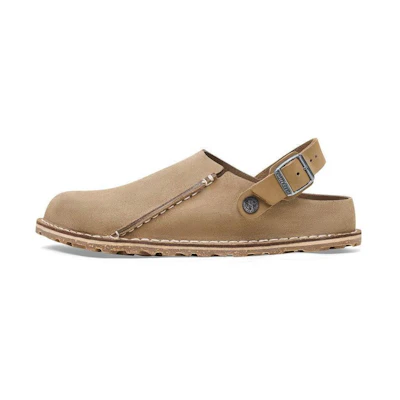 Birkenstock Lutry Suede Gray Taupe 'Beige'