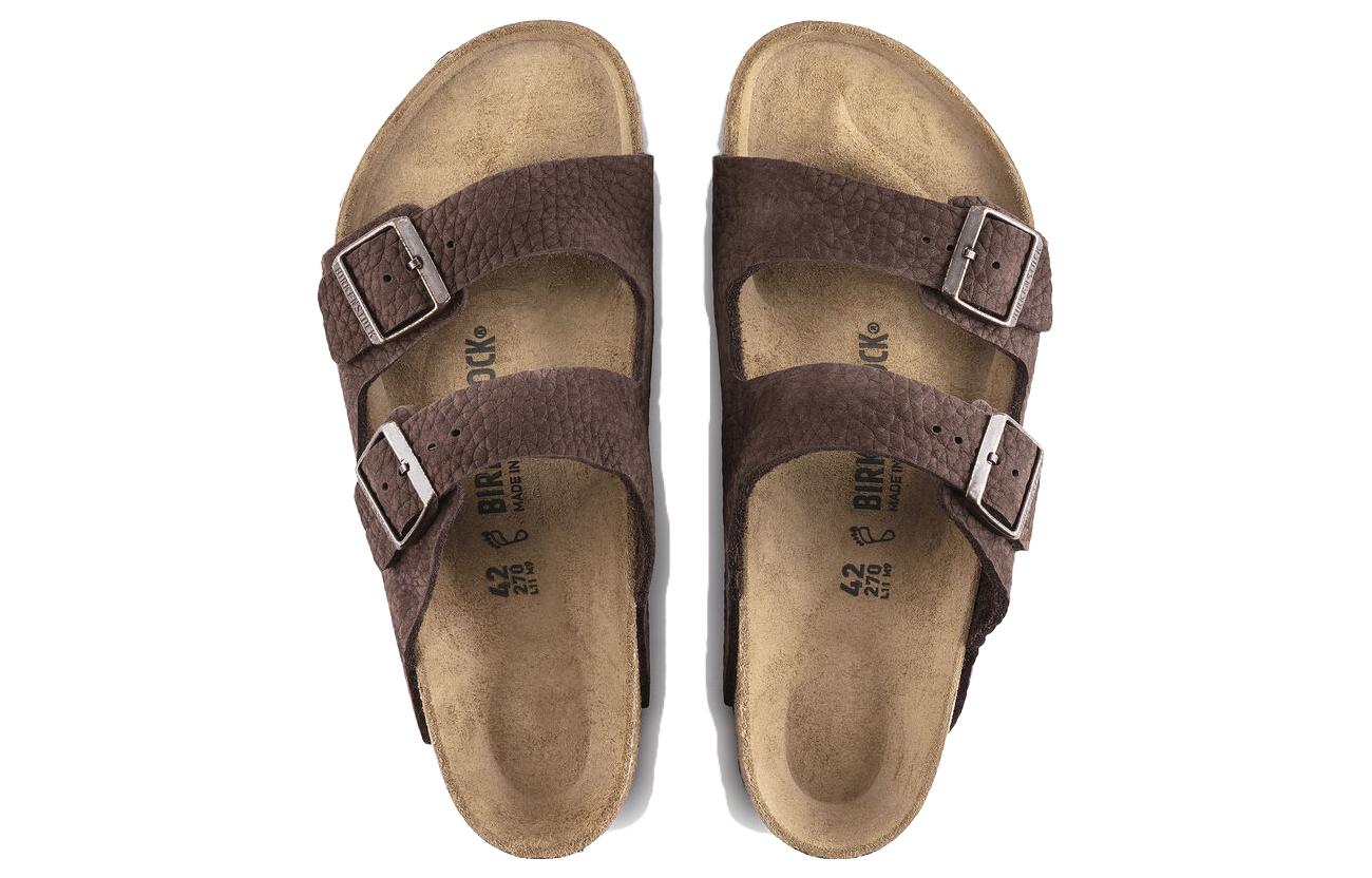 Shop Birkenstock Arizona 'Dark Brown Regular' 1022457