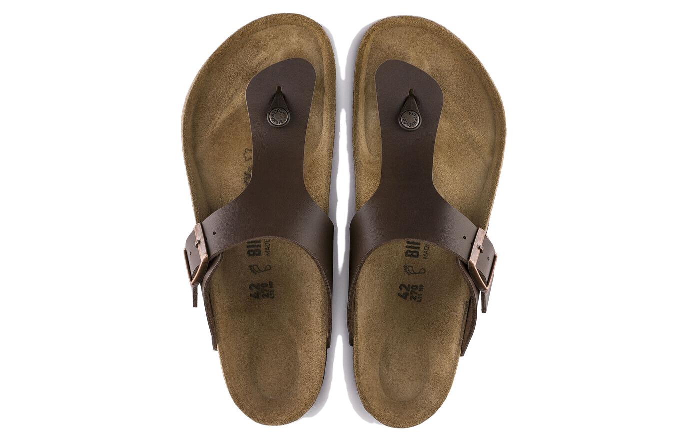 Shop Birkenstock Arizona 'Marrón Oscuro' 0044703