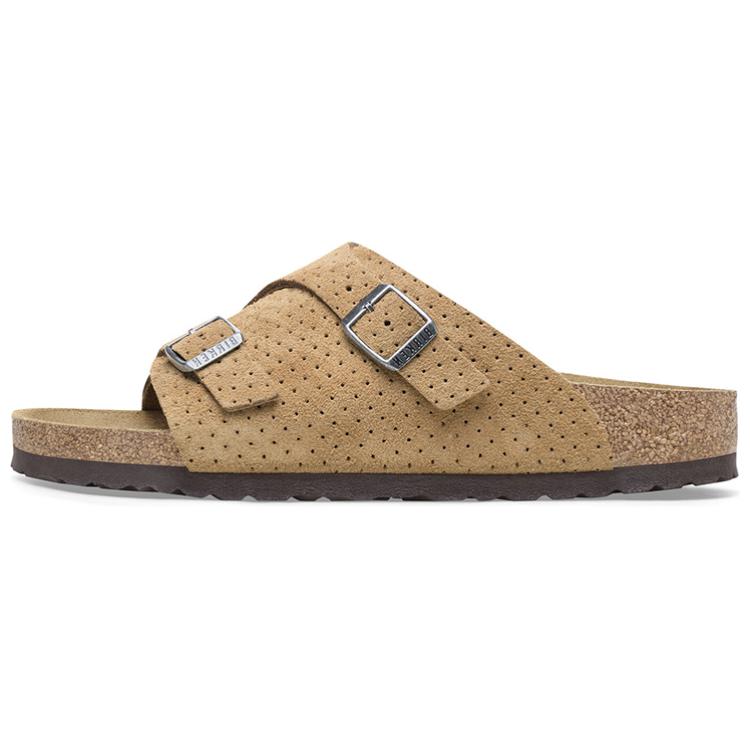 Birkenstock Arizona 'Embossed Nubuck Oatmeal'