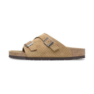 Birkenstock Arizona 'Embossed Nubuck Oatmeal'