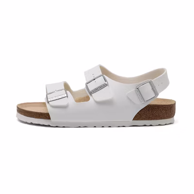 Birkenstock Milano Birko-Flor 'White'
