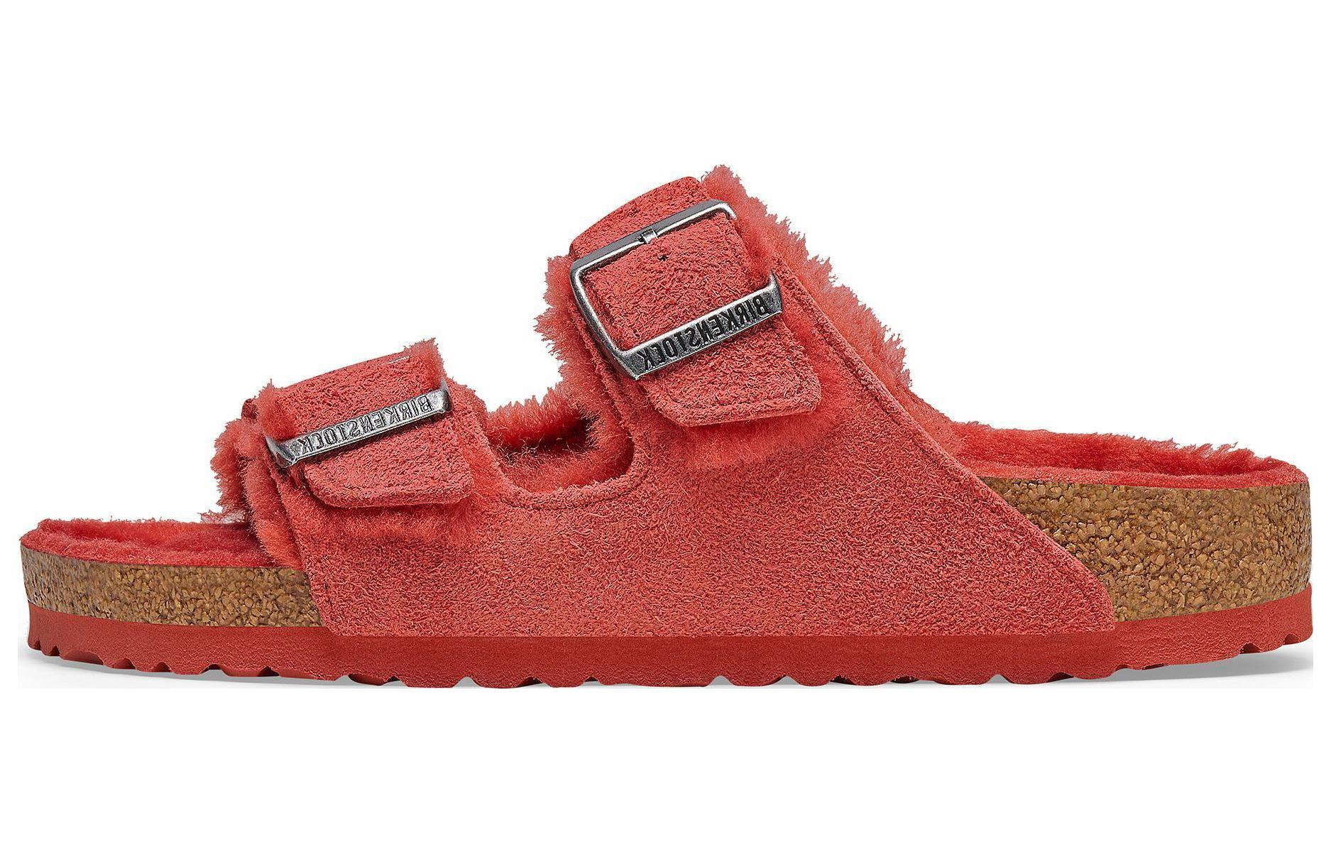 Buy Birkenstock Arizona 'Fashion Buckle Red' 1025665