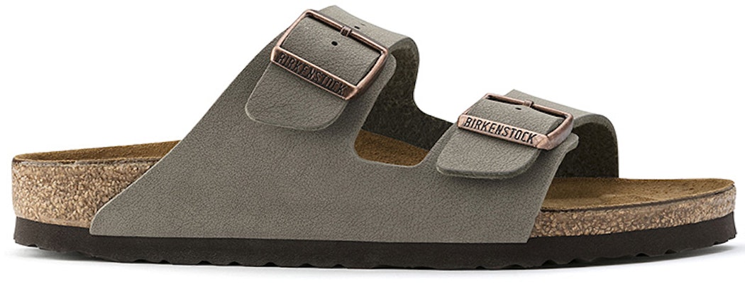 Sandalias Birkenstock Arizona Birko-Flor Birkibuc 'Stone' 0151211 Order Sandalias Birkenstock Arizona Birko-Flor Birkibuc 'Stone' 0151211