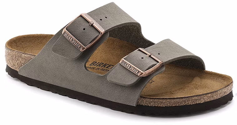 Sandalias Birkenstock Arizona Birko-Flor Birkibuc 'Stone' 0151211 Lookbook Sandalias Birkenstock Arizona Birko-Flor Birkibuc 'Stone' 0151211