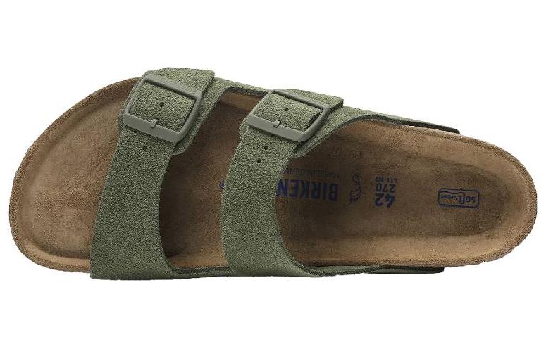 Lookbook Birkenstock Arizona 'Green Suede' 1021245