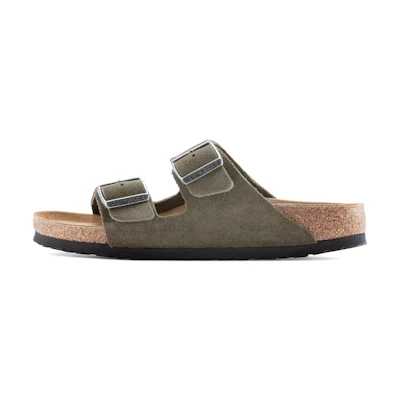 Birkenstock Arizona 'Green Velvet'