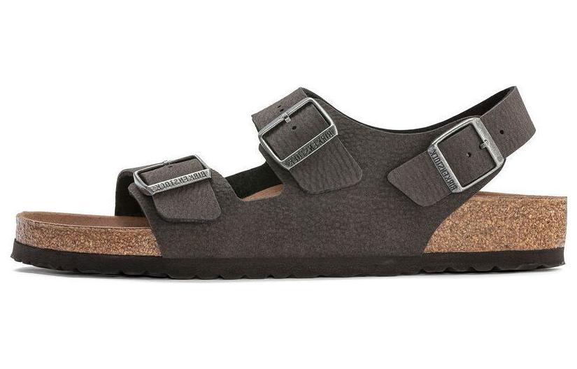 Birkenstock Arizona 'Grey Black Buckle'