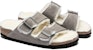 Birkenstock Arizona 'Grey Fleece-Lined' 1017402