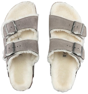 Birkenstock Arizona 'Grey Fleece-Lined' 1017402 Purchase Birkenstock Arizona 'Grey Fleece-Lined' 1017402
