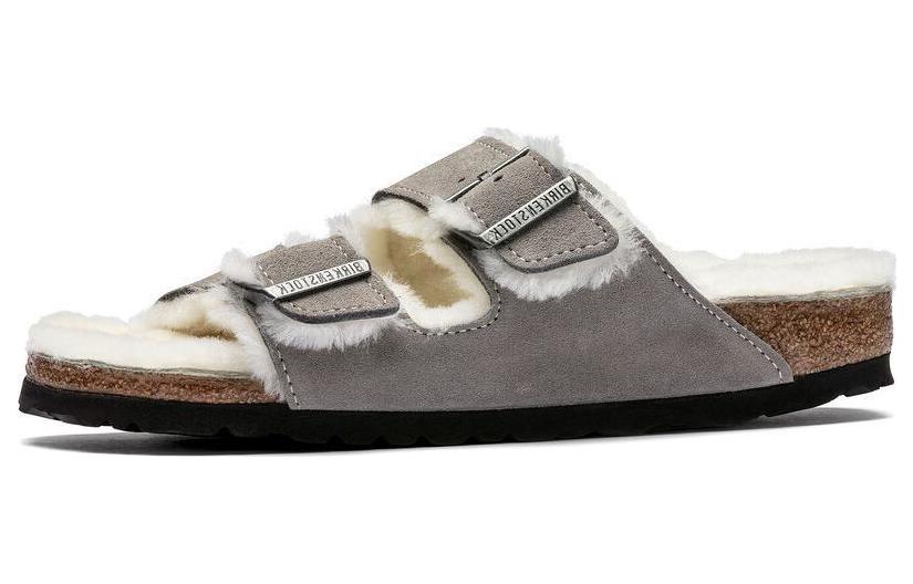 Birkenstock Arizona 'Grey Suede' 1017403DARIZONASTONECOIN