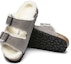 Shop Birkenstock Arizona 'Kelabu Suede' 1017403DARIZONASTONECOIN